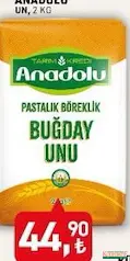 TARIM KREDİ ANADOLU UN 2 KG fiyat ve kampanya bilgisi